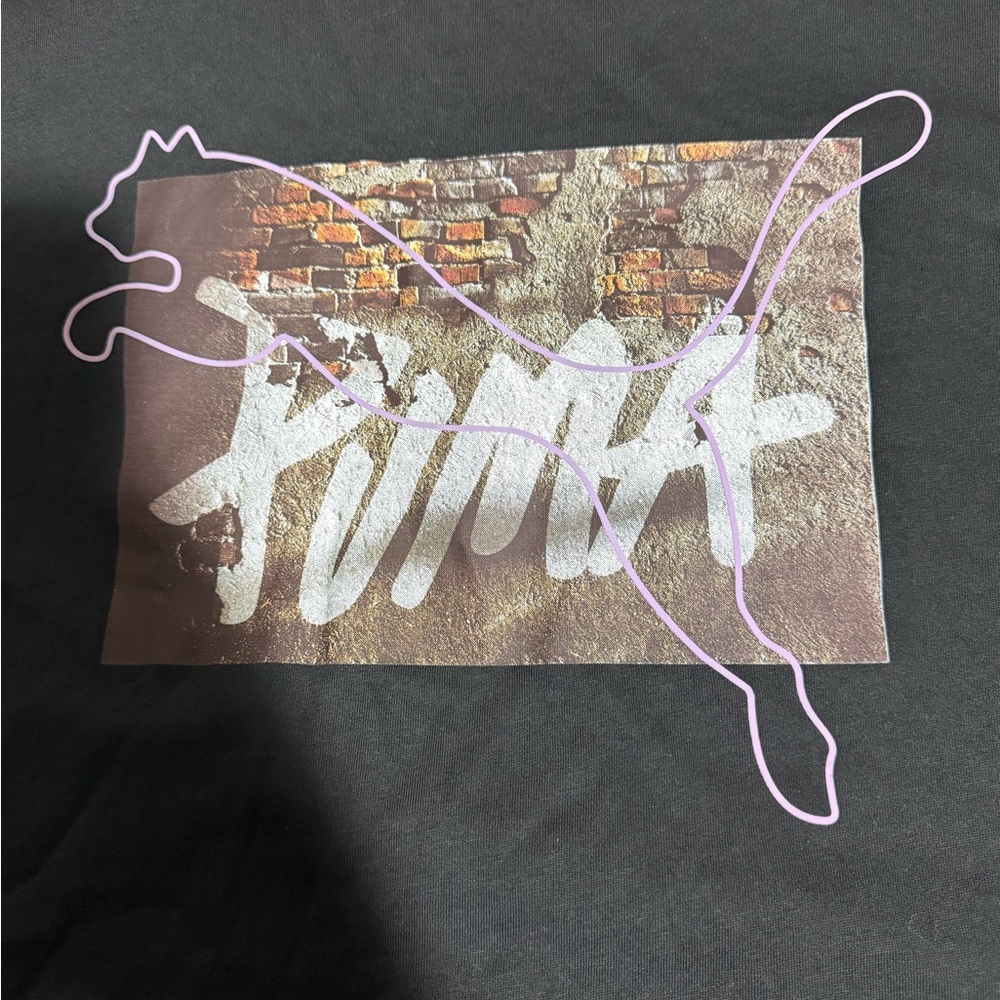 Puma Black Graphic Tee - Picture 2 of 3